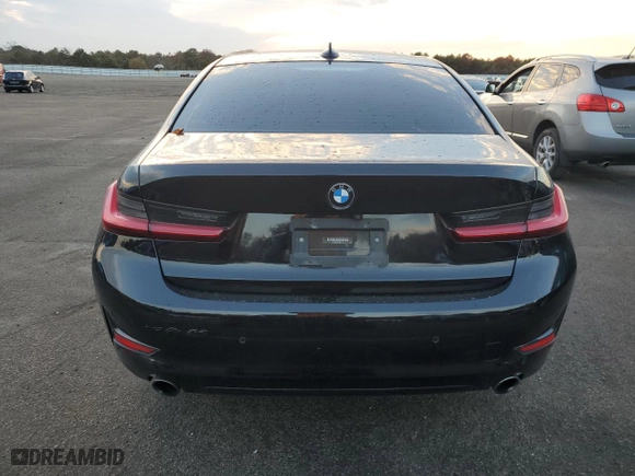 2020 BMW 3 Series 330i xDrive with VIN WBA5R7C02LFH51022, listed as a Copart auction lot 75671283 with 47,077 mi miles and Salvage Title. Bid and sale history available at carsss.com. Image 6.