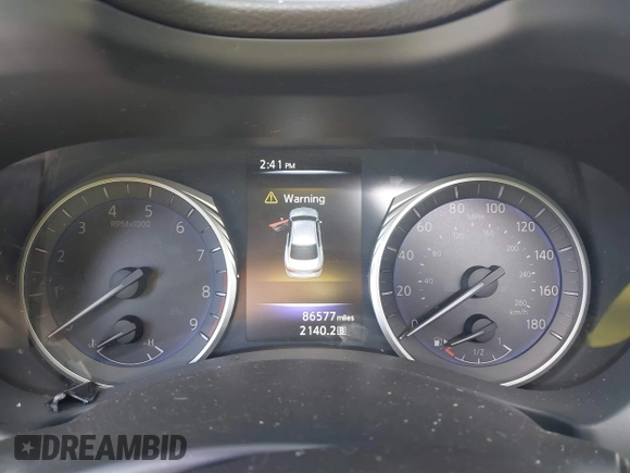 2014 Infiniti Q50 Premium with VIN JN1BV7AR4EM697482, listed as a IAAI auction lot 40844403 with 86,577 mi miles and . Bid and sale history available at DreamBid. Image 7.