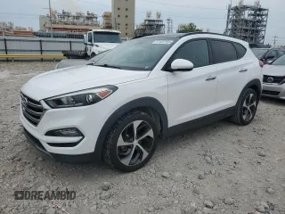 2016 Hyundai Tucson Limited z VIN KM8J33A20GU266761, wystawiony jako Copart lot #57422155 z przebiegiem 135 894 mil mil oraz Szkoda całkowita • Salvage title. Historia ofert i sprzedaży dostępna na DreamBid. Obrazek 1.