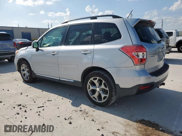 2015 Subaru Forester Touring with VIN JF2SJAWC0FH529845, listed as a Copart auction lot 61147525 with 75,686 mi miles and Salvage title. Bid and sale history available at DreamBid. Image 2.