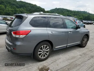 2015 Nissan Pathfinder Platinum z VIN 5N1AR2MM8FC695270, wystawiony jako Copart lot #62685795 z przebiegiem 111 998 mil mil oraz Szkoda całkowita • Salvage title. Historia ofert i sprzedaży dostępna na DreamBid. Obrazek 3.