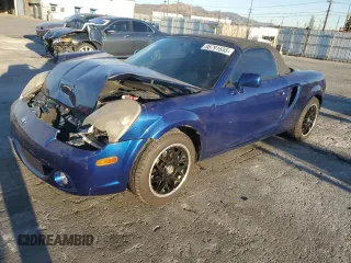 2003 Toyota MR2 with VIN JTDFR320330065914, listed as a Copart auction lot 88791655 with 125,564 mi miles and Salvage Title. Bid and sale history available at DreamBid. Image 1.