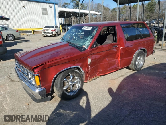 1990 Chevrolet Blazer z VIN 1GNCS18Z2L8113073, wystawiony jako Copart lot #87676865 z przebiegiem 22 827 mil mil oraz Szkoda całkowita • Salvage title. Historia ofert i sprzedaży dostępna na DreamBid. Obrazek 1.