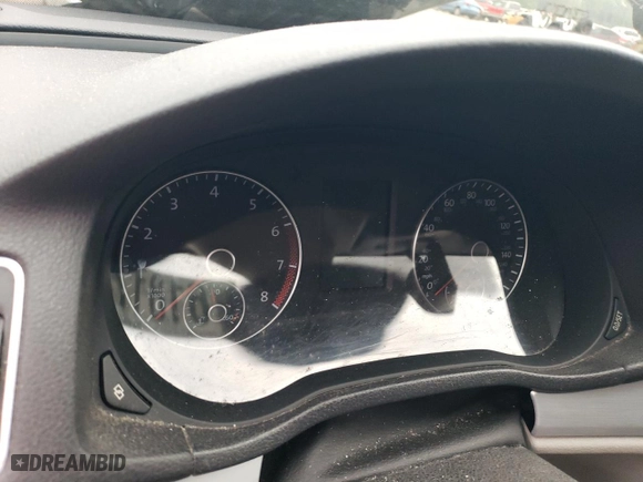 2012 Volkswagen Passat SE with VIN 1VWBH7A36CC084019, listed as a Copart auction lot 61817433 with 0 mi miles and Salvage Title. Bid and sale history available at carsss.com. Image 9.