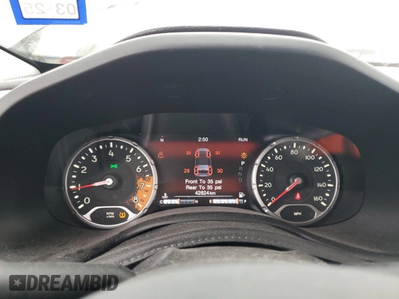 2016 Jeep Renegade Limited z VIN ZACCJADT5GPC52948, wystawiony jako Copart lot #50763015 z przebiegiem 42 824 mil mil oraz Szkoda całkowita • Salvage title. Historia ofert i sprzedaży dostępna na DreamBid. Obrazek 9.