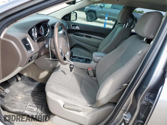 2013 Dodge Durango SXT with VIN 1C4RDHAGXDC592730, listed as a Copart auction lot 60841945 with 130,239 mi miles and Salvage title. Bid and sale history available at DreamBid. Image 7.