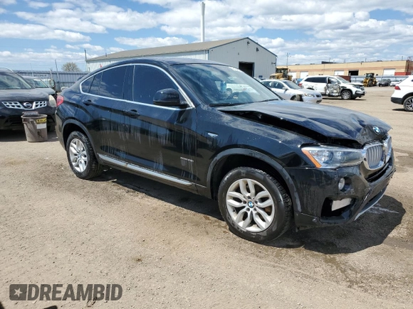 2018 BMW X4 xDrive28i with VIN 5UXXW3C52J0Y66269, listed as a Copart auction lot 56184875 with Not provided miles and Salvage title. Bid and sale history available at DreamBid. Image 4.