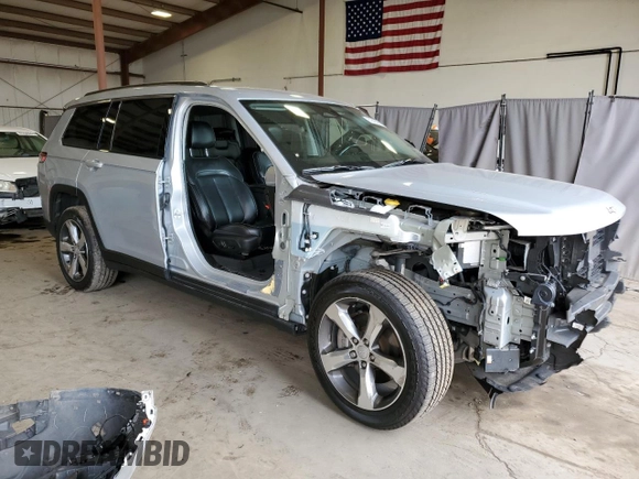 2021 Jeep Grand Cherokee Limited with VIN 1C4RJKBG5M8124315, listed as a Copart auction lot 60843065 with 52,204 mi miles and Salvage title. Bid and sale history available at DreamBid. Image 4.