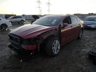 2019 Ford Fusion Hybrid SE with VIN 3FA6P0LU6KR206193, listed as a Copart auction lot 43155615 with 0 mi miles and Salvage Title. Bid and sale history available at carsss.com. Image 1.