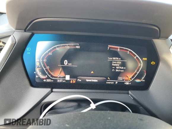 2024 BMW 2 Series 228i xDrive with VIN WBA73AK00R7P40075, listed as a Copart auction lot 88353795 with 16,174 mi miles and Salvage title. Bid and sale history available at DreamBid. Image 9.