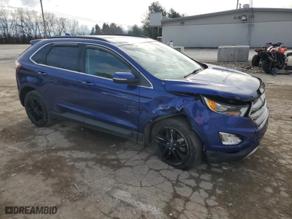 2015 Ford Edge SEL with VIN 2FMTK3J98FBC16266, listed as a Copart auction lot 86728864 with 0 mi miles and Salvage Title. Bid and sale history available at carsss.com. Image 4.