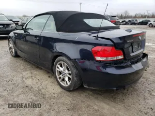 2008 BMW 1 Series 128i with VIN WBAUN13568VH79872, listed as a Copart auction lot 84215904 with 82,388 mi miles and Salvage title. Bid and sale history available at DreamBid. Image 2.