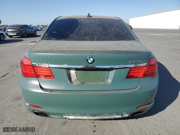 2011 BMW 7 Series 740Li with VIN WBAKB4C53BC574091, listed as a Copart auction lot 76669714 with 179,333 mi miles and Clean Title. Bid and sale history available at carsss.com. Image 6.