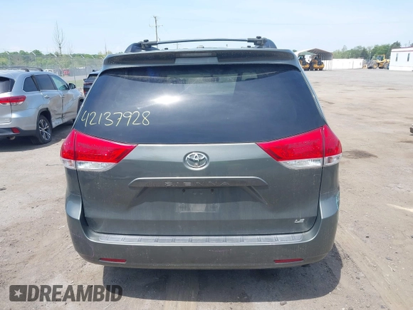 2011 Toyota Sienna LE AAS with VIN 5TDKK3DC7BS014356, listed as a IAAI auction lot 42137928 with 198,400 mi miles and . Bid and sale history available at DreamBid. Image 16.
