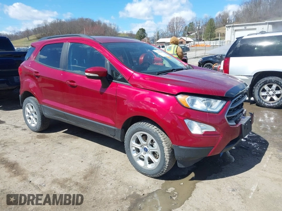 2020 Ford EcoSport SE with VIN MAJ6S3GL8LC317720, listed as a IAAI auction lot 41848210 with 67,513 mi miles and . Bid and sale history available at carsss.com. Image 1.
