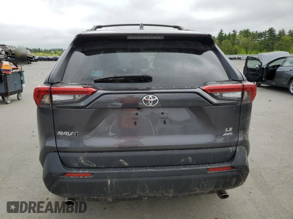 2021 Toyota RAV4 LE with VIN 2T3F1RFV6MC247024, listed as a Copart auction lot 56570715 with 49,043 mi miles and Salvage title. Bid and sale history available at DreamBid. Image 6.
