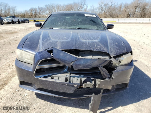 2013 Dodge Charger SE with VIN 2C3CDXBG7DH665097, listed as a Copart auction lot 47875525 with 98,300 mi miles and Salvage Title. Bid and sale history available at carsss.com. Image 5.