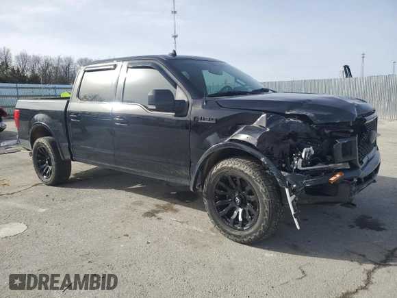 2019 Ford F-150 XL with VIN 1FTEW1E49KKE05612, listed as a Copart auction lot 47360315 with 121,748 mi miles and Salvage Title. Bid and sale history available at carsss.com. Image 4.