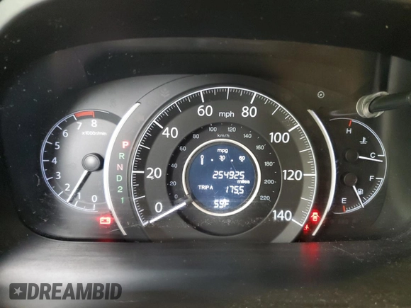2014 Honda CR-V LX with VIN 2HKRM4H38EH604214, listed as a Copart auction lot 55566505 with 254,925 mi miles and Clean Title. Bid and sale history available at carsss.com. Image 9.