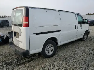 2003 Chevrolet Express Cargo with VIN 1GCFG25T331166595, listed as a Copart auction lot 88467555 with 46,303 mi miles and Salvage Title. Bid and sale history available at DreamBid. Image 3.