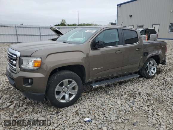 2016 GMC Canyon 4WD SLE z VIN 1GTG6CE38G1303839, wystawiony jako Copart lot #57387295 z przebiegiem 87 945 mil mil oraz Nie do naprawy. Historia ofert i sprzedaży dostępna na DreamBid. Obrazek 1.
