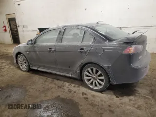 2011 Mitsubishi Lancer GTS with VIN JA32U8FW7BU010543, listed as a Copart auction lot 43706055 with 119,855 mi miles and Salvage Title. Bid and sale history available at carsss.com. Image 2.