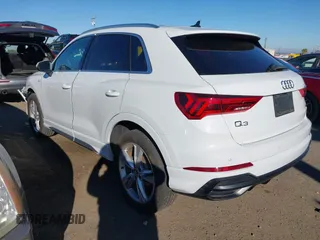 2020 Audi Q3 S line Premium Plus with VIN WA1EECF36L1103748, listed as a IAAI auction lot 41368428 with 21,155 mi miles and . Bid and sale history available at DreamBid. Image 3.