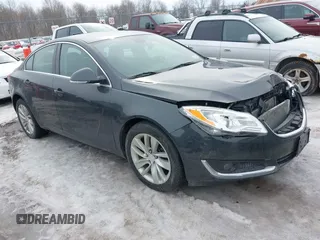 2016 Buick Regal with VIN 2G4GK5EX3G9142575, listed as a IAAI auction lot 41687988 with 100,724 mi miles. Bid and sale history available at carsss.com. Image 1.