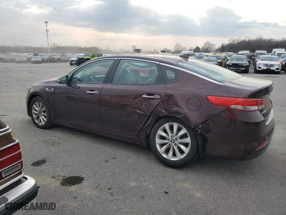 2017 Kia Optima EX with VIN 5XXGU4L38HG153056, listed as a Copart auction lot 46900665 with 82,990 mi miles and Salvage Title. Bid and sale history available at carsss.com. Image 2.