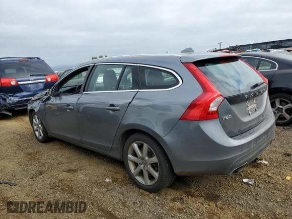 2017 Volvo V60 Premier with VIN YV140MEK4H1336513, listed as a Copart auction lot 88497705 with 89,477 mi miles and Salvage Title. Bid and sale history available at carsss.com. Image 2.