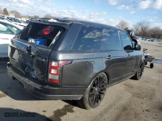 2014 Land Rover Range Rover Supercharged with VIN SALGS2EF1EA134544, listed as a Copart auction lot 89389965 with 168,103 mi miles and Salvage Title. Bid and sale history available at carsss.com. Image 3.
