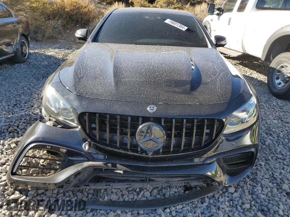 2018 Mercedes-Benz E-Class AMG E 63 S with VIN WDDZF8KB4JA256016, listed as a Copart auction lot 79601384 with 51,646 mi miles and Salvage Title. Bid and sale history available at carsss.com. Image 5.