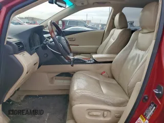 2010 Lexus RX 450h with VIN JTJZB1BA8A2000148, listed as a Copart auction lot 50135795 with 181,223 mi miles and Salvage title. Bid and sale history available at DreamBid. Image 7.