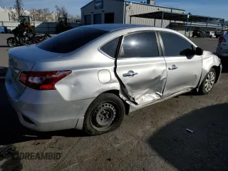 2019 Nissan Sentra S with VIN 3N1AB7AP3KY386671, listed as a Copart auction lot 48887935 with 94,483 mi miles and Salvage Title. Bid and sale history available at carsss.com. Image 3.