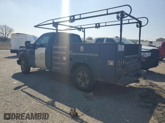 2008 Ford F-250 with VIN 1FDNF20558ED13020, listed as a Copart auction lot 48329705 with Not provided miles and Salvage title. Bid and sale history available at DreamBid. Image 2.