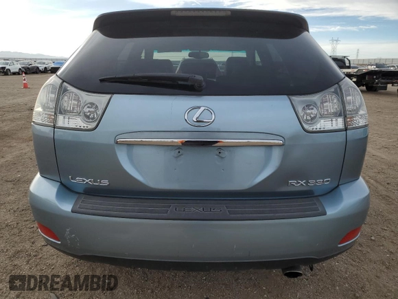2006 Lexus RX 330 with VIN JTJGA31U060061109, listed as a Copart auction lot 44463425 with 137,205 mi miles and Salvage Title. Bid and sale history available at carsss.com. Image 6.