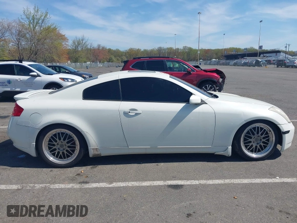 2007 Infiniti G35 with VIN JNKCV54EX7M904909, listed as a IAAI auction lot 42095151 with 124,729 mi miles and . Bid and sale history available at DreamBid. Image 13.
