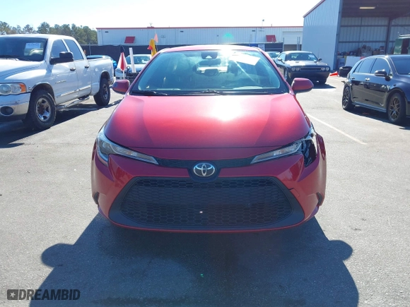 2020 Toyota Corolla LE with VIN JTDEPRAE6LJ009686, listed as a IAAI auction lot 41217057 with 83,311 mi miles. Bid and sale history available at carsss.com. Image 12.