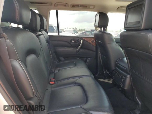 2018 Infiniti QX56 8-passenger with VIN JN8AZ2NC7J9440498, listed as a Copart auction lot 54333865 with 80,904 mi miles and Salvage Title. Bid and sale history available at carsss.com. Image 11.