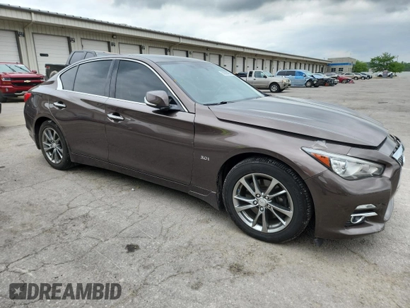 2017 Infiniti Q50 Signature Edition z VIN JN1EV7AP5HM741196, wystawiony jako Copart lot #59288455 z przebiegiem 107 827 mil mil oraz Szkoda całkowita • Salvage title. Historia ofert i sprzedaży dostępna na DreamBid. Obrazek 4.
