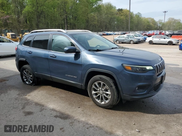 2021 Jeep Cherokee Altitude with VIN 1C4PJMLB7MD102166, listed as a Copart auction lot 54046295 with 64,794 mi miles and Salvage title. Bid and sale history available at DreamBid. Image 4.