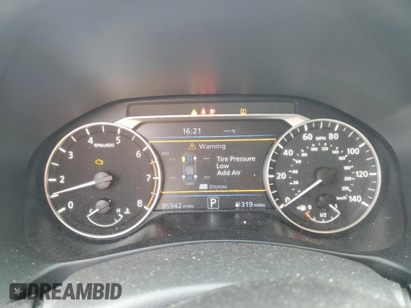 2020 Nissan Altima S with VIN 1N4BL4BV6LC151532, listed as a Copart auction lot 61560725 with 85,942 mi miles and Salvage title. Bid and sale history available at DreamBid. Image 9.