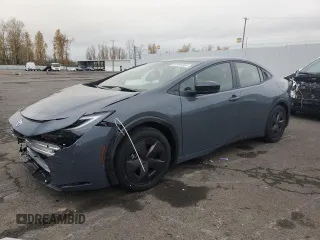 2024 Toyota Prius LE with VIN JTDACAAU4R3022601, listed as a Copart auction lot 82591044 with 9,798 mi miles and Salvage Title. Bid and sale history available at carsss.com. Image 1.