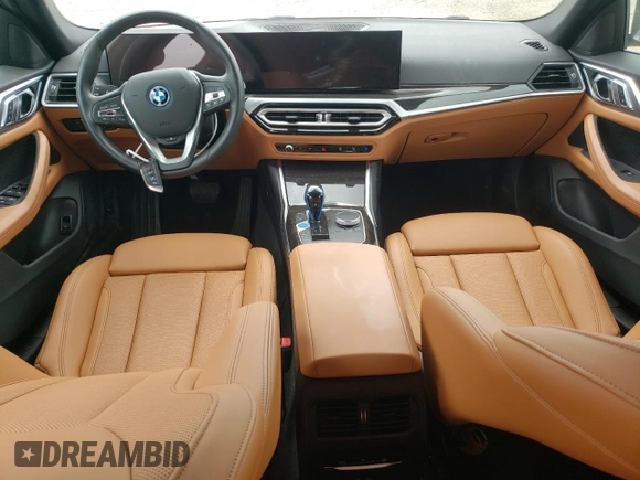 2023 BMW i4 eDrive40 with VIN WBY73AW09PFN61287, listed as a Copart auction lot 52006984 with 8,239 mi miles. Bid and sale history available at carsss.com. Image 8.