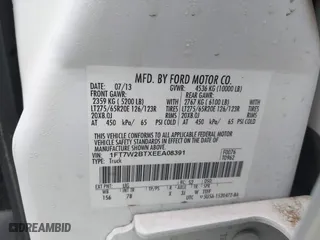 2014 Ford Super Duty F-250 SRW XL with VIN 1FT7W2BTXEEA08391, listed as a IAAI auction lot 41483571 with 100,871 mi miles. Bid and sale history available at carsss.com. Image 9.