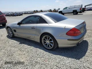 2005 Mercedes-Benz SL 500 with VIN WDBSK75F35F107247, listed as a Copart auction lot 57292925 with 128,300 mi miles and Clean Title. Bid and sale history available at DreamBid. Image 2.