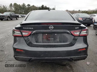 2023 Nissan Maxima SR with VIN 1N4AA6EV8PC501449, listed as a Copart auction lot 46982095 with 19,653 mi miles and Salvage title. Bid and sale history available at DreamBid. Image 6.