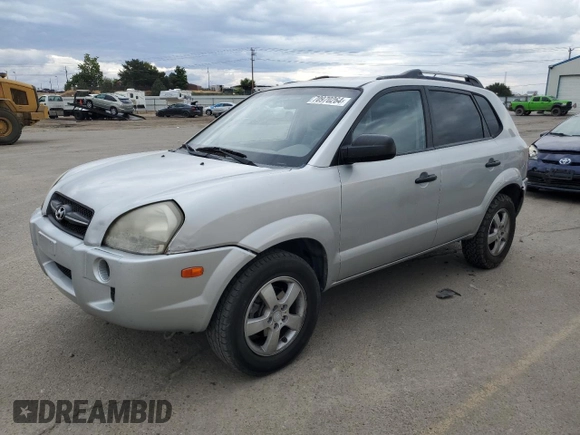 2008 Hyundai Tucson GLS with VIN KM8JM12B28U870149, listed as a Copart auction lot 70970264 with 159,606 mi miles and Salvage Title. Bid and sale history available at carsss.com. Image 1.