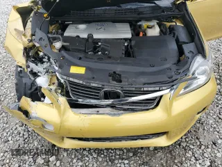 2012 Lexus CT 200h with VIN JTHKD5BH3C2054672, listed as a Copart auction lot 62001325 with 101,939 mi miles and Salvage title. Bid and sale history available at DreamBid. Image 11.
