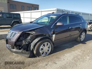 2015 Cadillac SRX Luxury Collection with VIN 3GYFNEE37FS524771, listed as a Copart auction lot 53274144 with 39,348 mi miles and Salvage Title. Bid and sale history available at carsss.com. Image 1.
